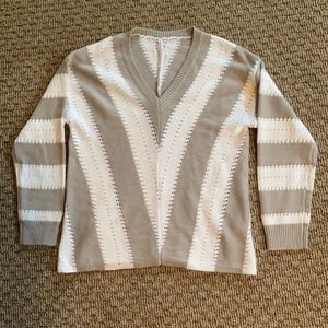 Light-weight, v-neck sweater